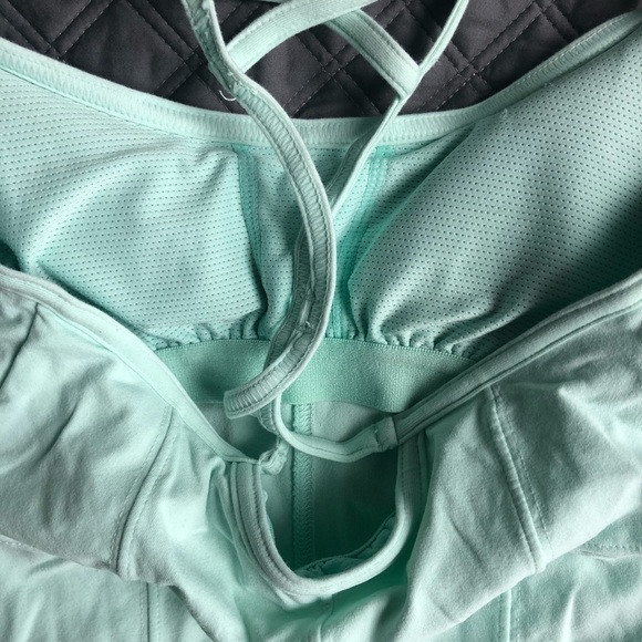 Athleta Inner Goddess Seafoam Green Mint Racerback Tank Top - Picture 6 of 8